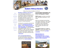 Tablet Screenshot of builderswithoutborders.org